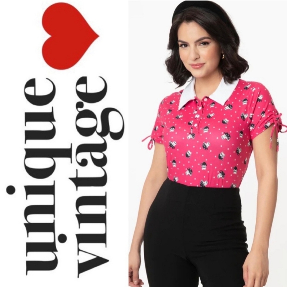 Unique Vintage Cats in Teacups Blouse